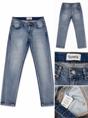 Telepatía women Skinny Jeans in Faded Blue